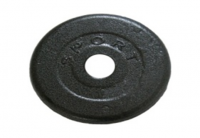 Диск стальной Newt Home 1 кг, диаметр - 30 мм